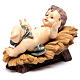 Resin Baby Jesus statue with cradle s6
