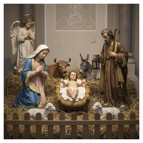 Niño Jesús 40 cm en fibra de vidrio 6