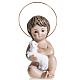 Baby Jesus in plaster with lamb 20cm s1
