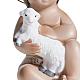 Baby Jesus in plaster with lamb 20cm s5