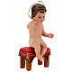Baby Jesus in plaster, sitting 20cm  s4