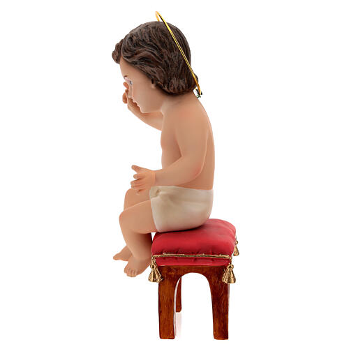 Dzieciątko Jezus siedzące gips 20 cm 5