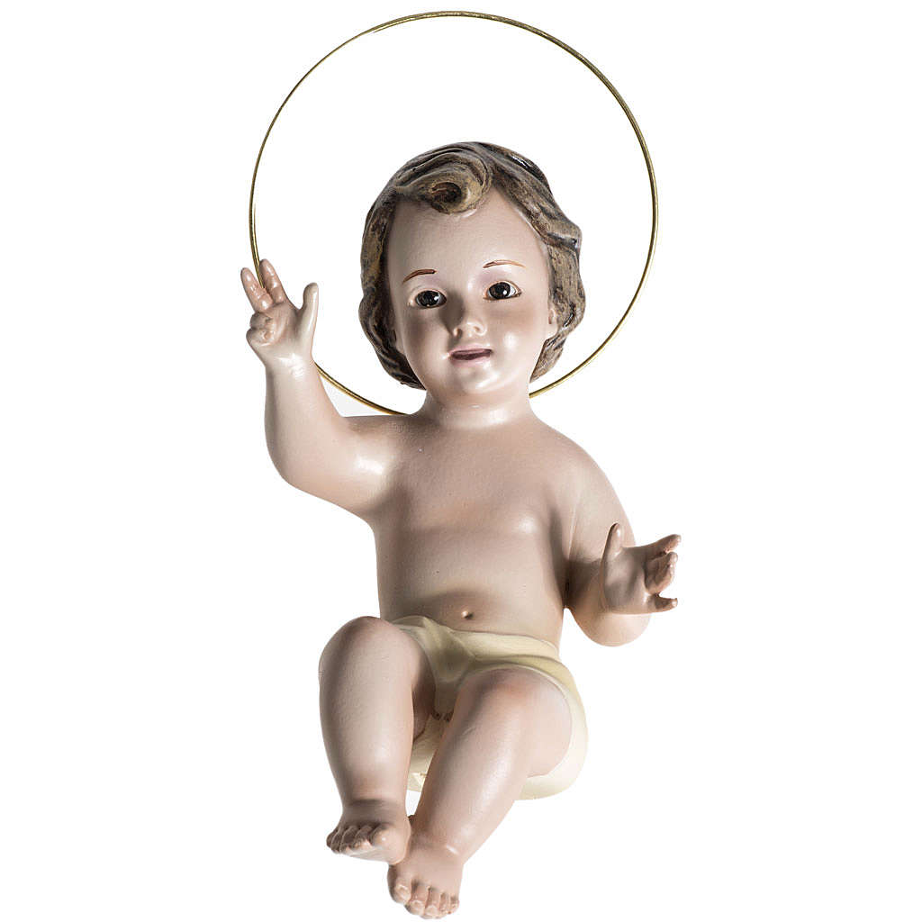 Baby Jesus in plaster, sitting 20cm online sales on