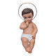 Dzieciątko Jezus z gipsu 15 cm oczy z kryształu s1