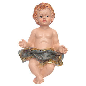 Gesù bambino in culla 13x9x8,5 cm