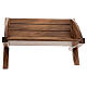 Wood nativity manger for Baby Jesus Valgardena s4