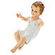 Baby Jesus, lying with crystal eyes, 27cm Landi s6