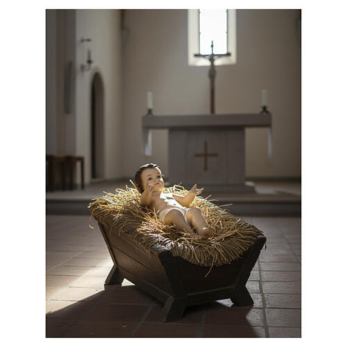 Menino Jesus nu 46 cm Landi olhos cristal 2