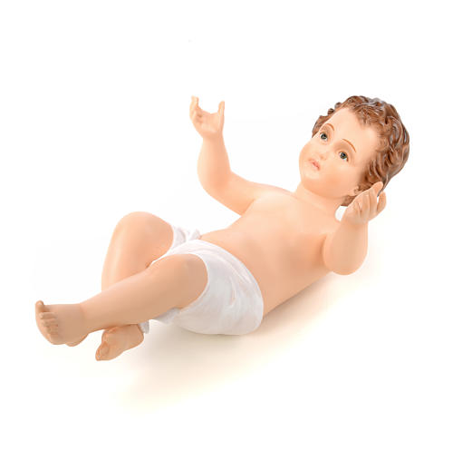Baby Jesus, naked with crystal eyes, 58cm Landi FOR OUTDOOR 5