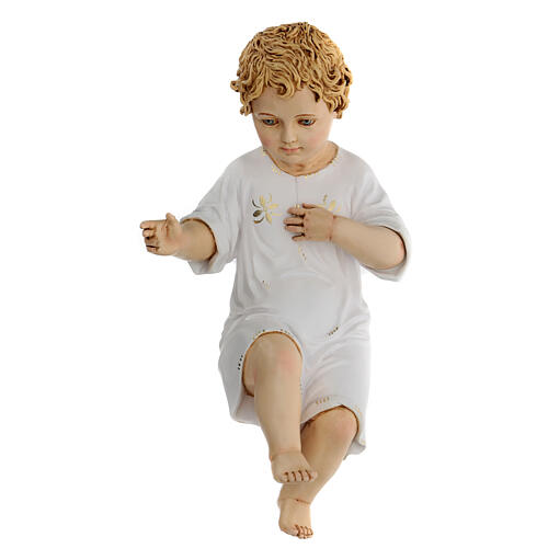 Menino Jesus 30 cm resina olhos pintados Landi 5