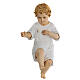 Baby Jesus in resin with painted eyes, 30 cm Landi s5