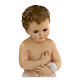 Baby Jesus, naked with crystal eyes, 24cm Landi s3