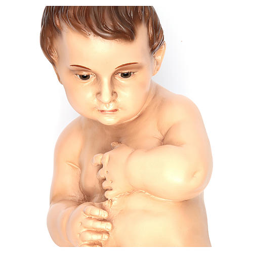 Baby Jesus baroque style with crystal eyes, 50cm Landi FOR OUTDOORS 3