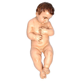 Naked Baby Jesus baroque style with crystal eyes, 50cm Landi FOR OUTDOORS