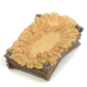 Estatuas del Niño Jesús: Cuna en resina cm 20-24 Landi