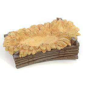 Estatuas del Niño Jesús: Cuna en resina cm 20-24 Landi