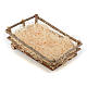 Cradle in wood and straw 27-30 cm Landi s2