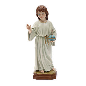 Dzieciątko Jezus z kulą w ręku 25 cm żywica