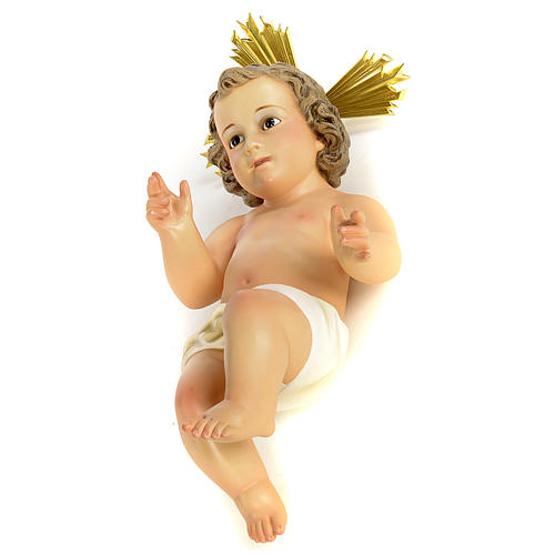 Baby Jesus in wood pulp, 40cm (fine decor.) 1