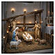 Niño Jesús con aureola 40cm pasta de madera dec. f s4
