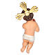 Baby Jesus in wood pulp, 20cm (fine decor.) s2