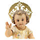 Baby Jesus in wood pulp, 15cm (extra decor.) s2