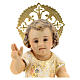 Baby Jesus in wood pulp, 15cm (extra decor.) s3
