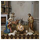 Baby Jesus in wood pulp, 20cm (extra decor.) s5