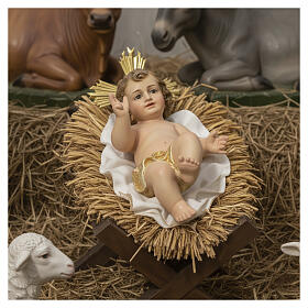 Enfant Jésus 20cm pâte à bois extra