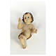 Baby Jesus in wood pulp, 25cm (burnished decor.) s2