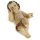 Baby Jesus in wood pulp, 25cm (burnished decor.) s5