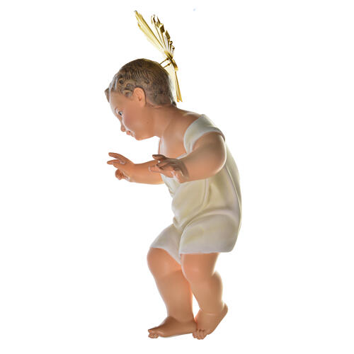 Niño Jesús con túnica 35cm pasta de madera 7