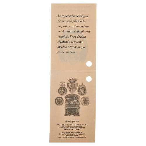 Enfant Jésus 35cm pâte à bois fine 8