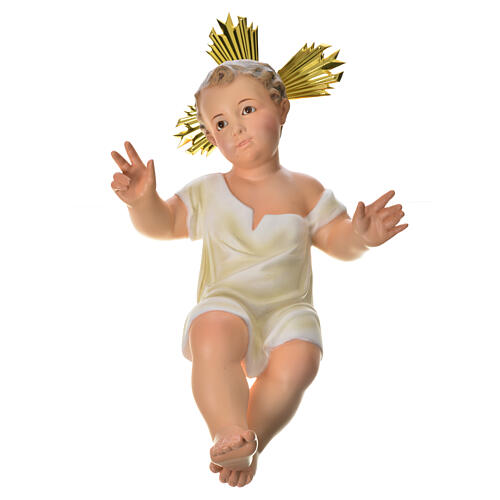 Menino Jesus 35 cm em pasta de madeira acab. gracioso 1