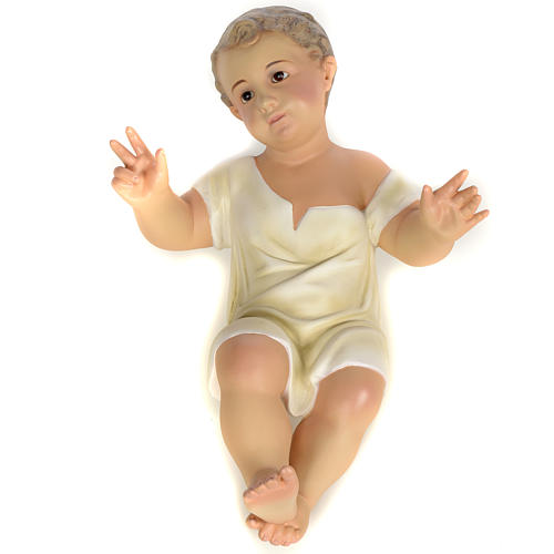 Baby Jesus statue in wood pulp, 35cm (fine decor.) 7