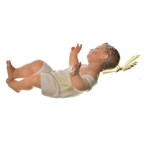Baby Jesus statue in wood pulp, 35cm (fine decor.) 16