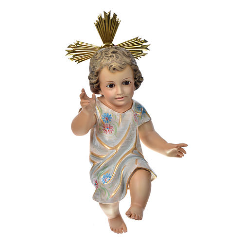 Niño Jesús bendiciente  35 cm. pasta de madera dec. Especial 1