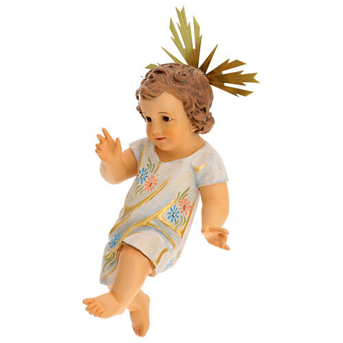 Gesù Bambino benedicente 35 cm pasta di legno dec. Speciale 3