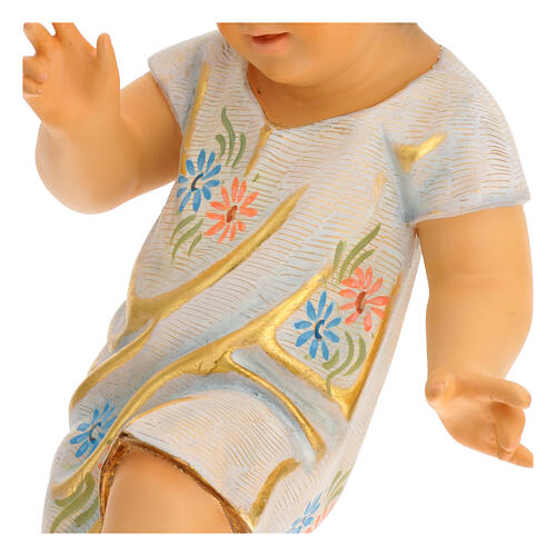 Gesù Bambino benedicente 35 cm pasta di legno dec. Speciale 4