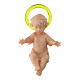 Baby Jesus 5cm in plastic with aureola s1