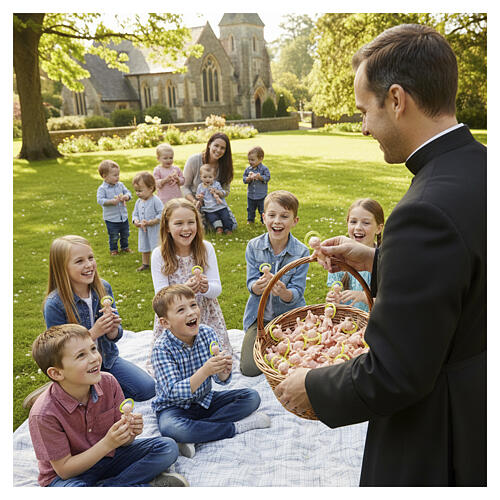 Enfant Jésus avec auréole plastique 5cm 3