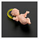 Baby Jesus 5 cm in plastic with aureola s3