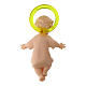 Baby Jesus 4cm in plastic with aureola s4