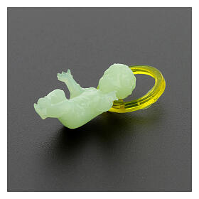 Enfant Jésus plastique fluorescent 4cm