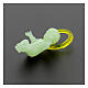 Florescent Baby Jesus figurine in plastic, 4 cm s2