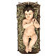 Baby Jesus praying, in terracotta with glass eyes 35 cm s1