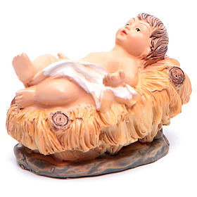Niño Jesús en el moises de resina 2,5 cm