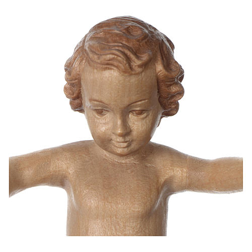 Gesù Bambino legno Valgardena fin. Multipatinata 2