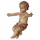 Baby Jesus made of Valgardena wood, multi-patinated s3