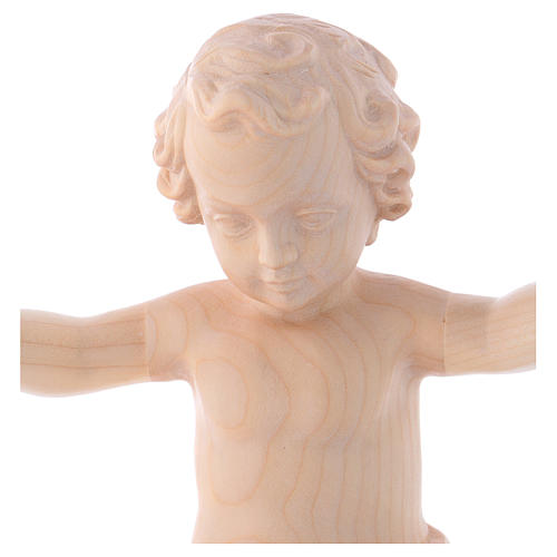 Baby Jesus made of Valgardena wood, natural wax 2